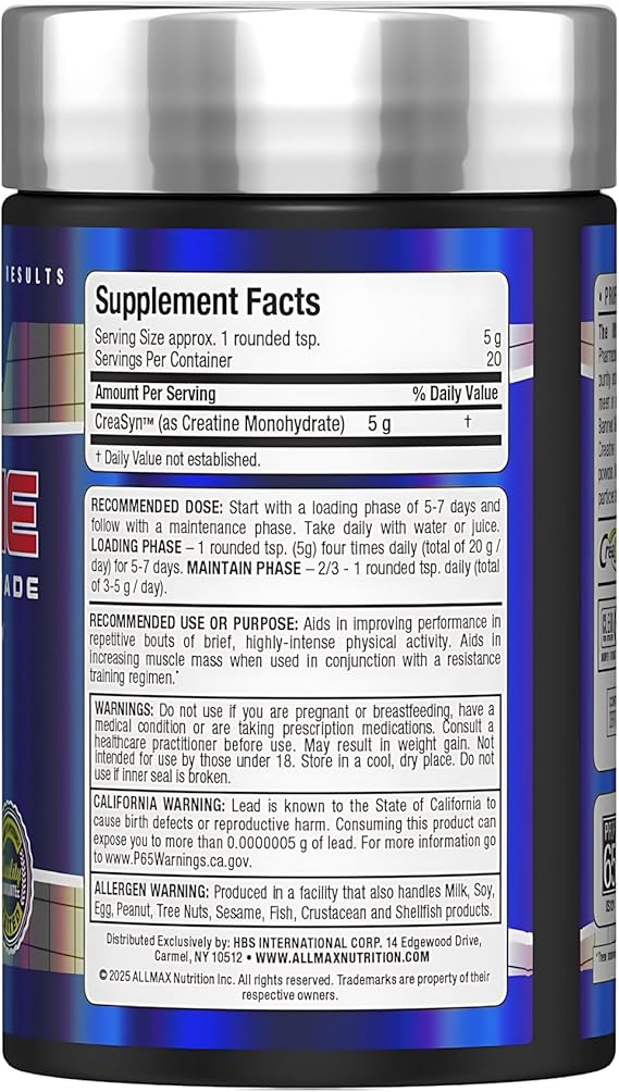 AllMax Nutrition Creatine Monohydrate